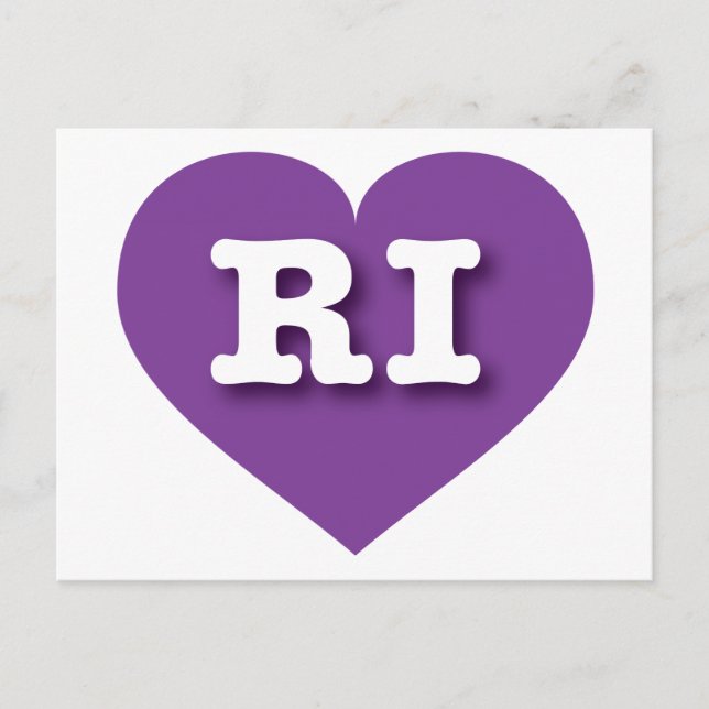 Postal Rhode Island Purple Heart - Amo RI (Anverso)
