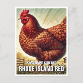 Postal Rhode Island State Bird Rhode Island Red