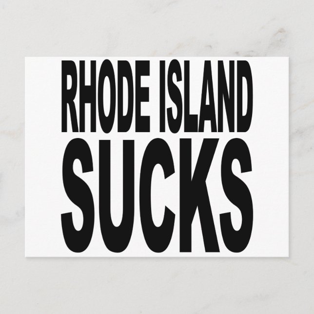 Postal Rhode Island Sucks (Anverso)