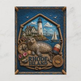 Postal Rhode Island Viajes Antiguos