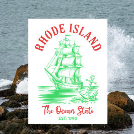 Postal Rhode Island Viajes Océano Náutico Estado Est. 179