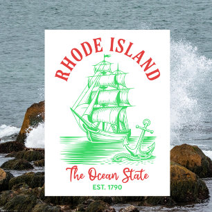 Postal Rhode Island Viajes Océano Náutico Estado Est. 179