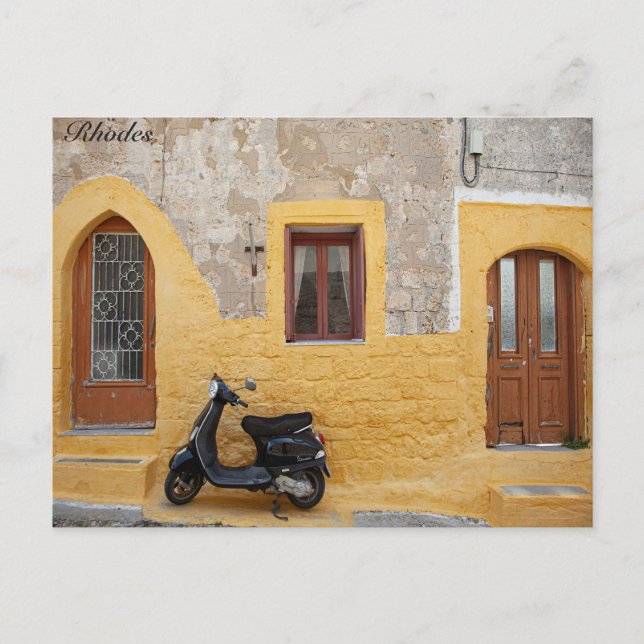 Postal Rhodes Scooter (Anverso)
