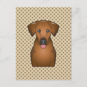 Postal Rhodesian Ridgeback Personalizado