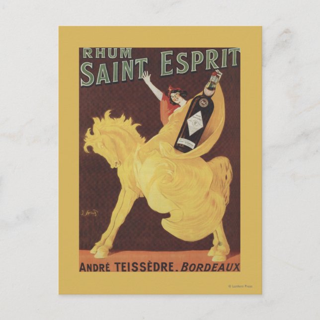 Postal Rhum Saint Esprit - Andre Teissedre Promo (Anverso)
