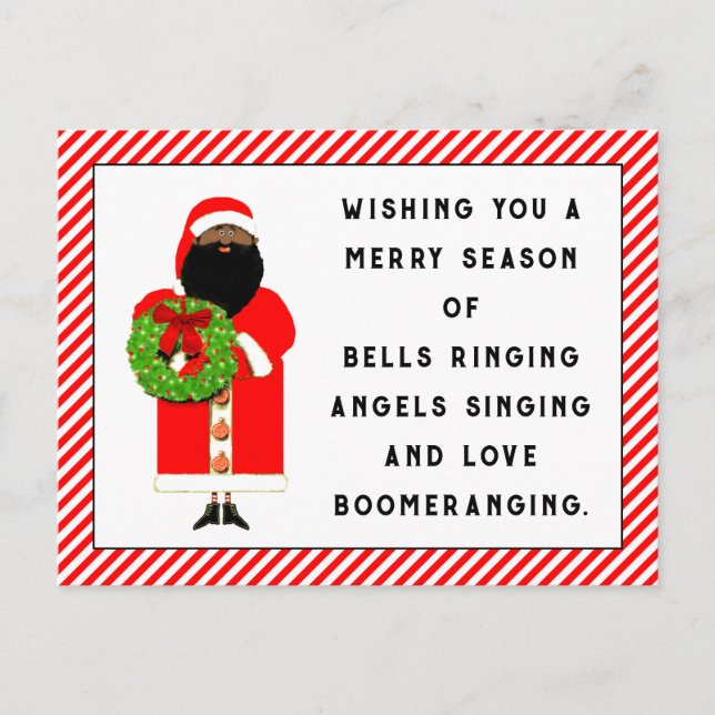 Postal Rhyme de Navidades cutáneos (Anverso)