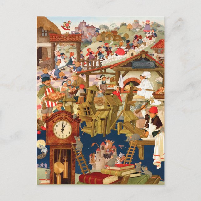 Postal Rhymes de guardería favoritos (Anverso)