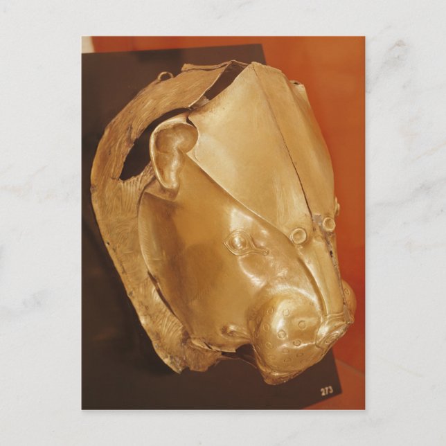 Postal Rhyton de cabeza de león (Anverso)