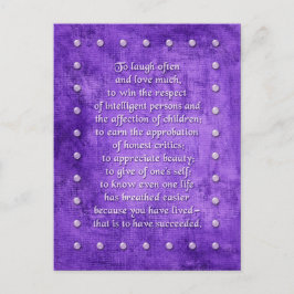 Postal Ría a menudo, amor mucho... postal.