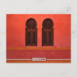 Postal Riad marroquí, Marruecos de Marrakesh