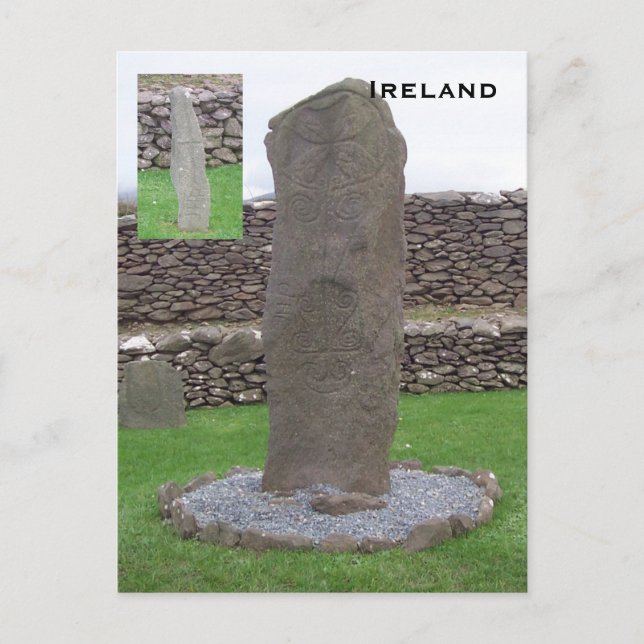 Postal Riasc Stone, Kerry, Irlanda (Anverso)
