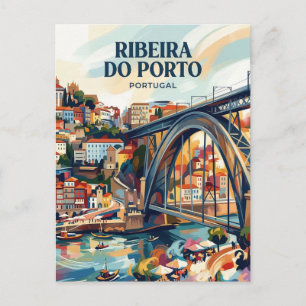 Postal Ribeira del Puerto Portugal