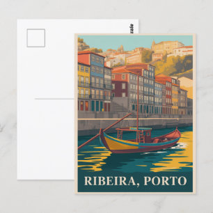Postal Ribeira, Porto Portugal