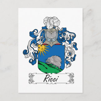 Postal Ricci Family Crest