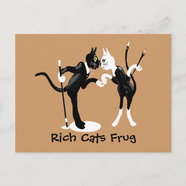 Postal Rich cats Frug (Anverso)