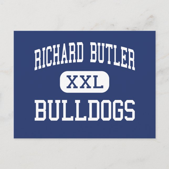 Postal Richard Butler Bulldoges Middle Butler (Anverso)