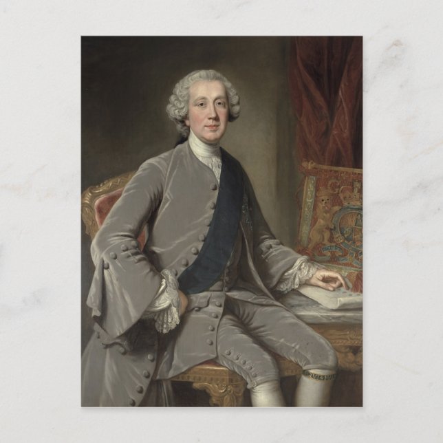 Postal Richard Grenville, Earl Temple, c.1760 (Anverso)