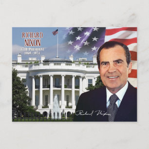 Postal Richard Nixon - 37° presidente de los EE.UU.