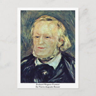 Postal Richard Wagner-Retrato De Pierre-Auguste Renoir