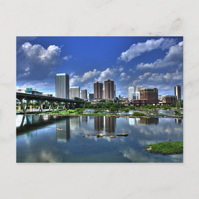 Postal Richmond Along the River (Anverso)