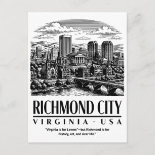 Postal Richmond Ciudad Virginia EE. UU.