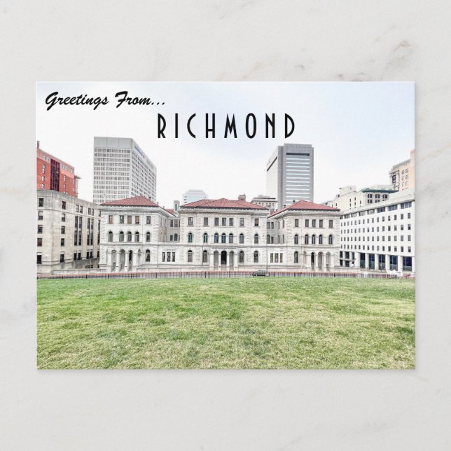 Postal Richmond Skyline (Anverso)