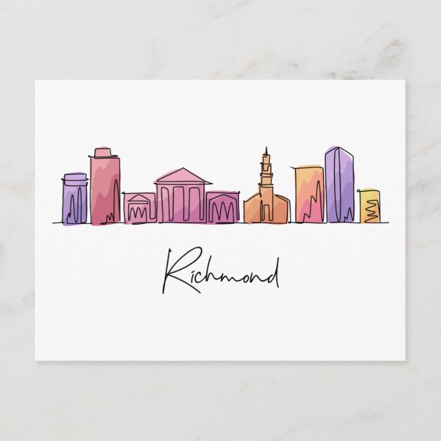 Postal Richmond VIRGINIA (Anverso)
