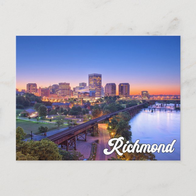 Postal Richmond, Virginia, Estados Unidos (Anverso)