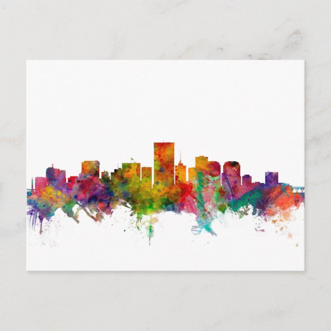 Postal Richmond Virginia Skyline (Anverso)