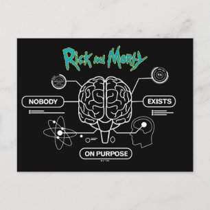 Postal RICK AND MORTY™   Descargar el cerebro de copia de