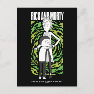 Postal RICK AND MORTY™   Morty Hugging Rick