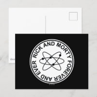 Rick y Morty para siempre y siempre atómico Badge