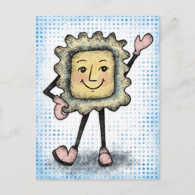 Postal Ricky Ravioli Dice Hey Postcard (Anverso)