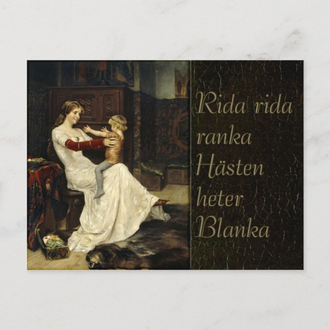 Postal Rida rida ranka CC0292 Edelfelt (Anverso)