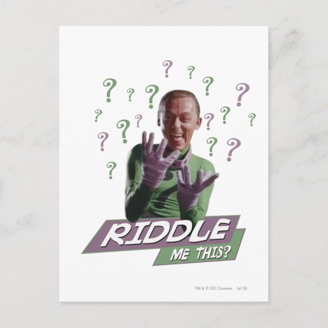 Postal Riddler - Riddle Me This (Anverso)