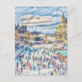 Postal Rideau Canal Ottawa Canada
