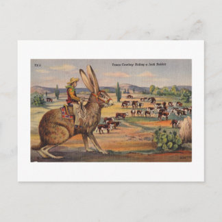 Postal ¡Ride'm Bunny!