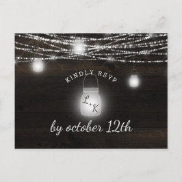 Postal Ridge de roble Rústico Boda de madera Comida Elecc