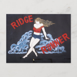 Postal RIDGE RUNNER - Arte nasal B-1B de la Aeronave de L