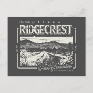 POSTAL RIDGECREST KERN CALIFORNIA VINTAGE