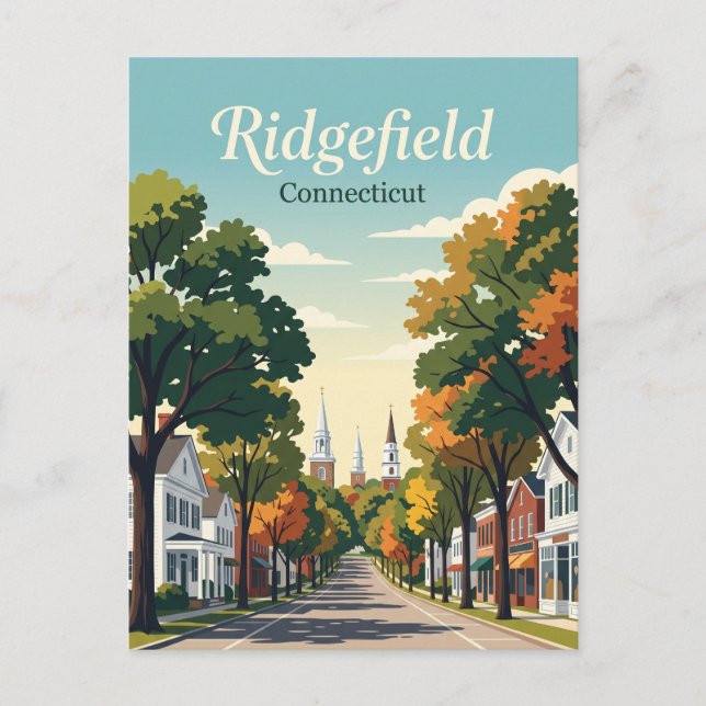 Postal Ridgefield Connecticut (Anverso)