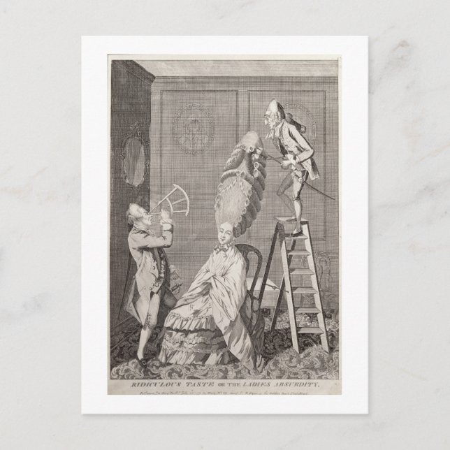 Postal Ridículo Sabor o la Absurdez de las Damas, pub. (Anverso)