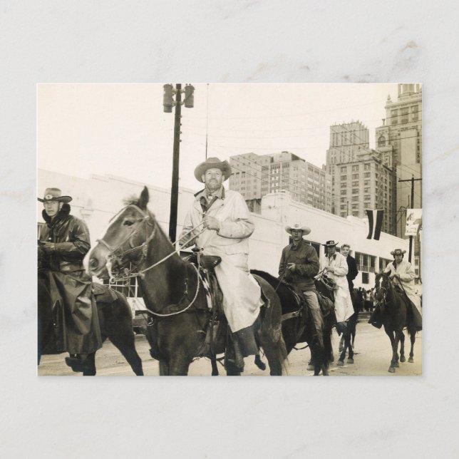 POSTAL RIDIN' EN LA LLUVIA #50 (Anverso)