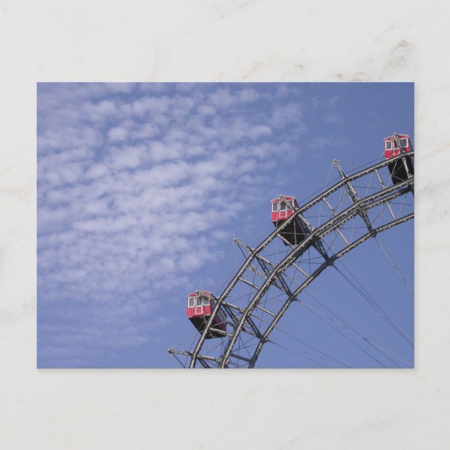 Postal Riesenrad En Prater Viena Austria (Anverso)