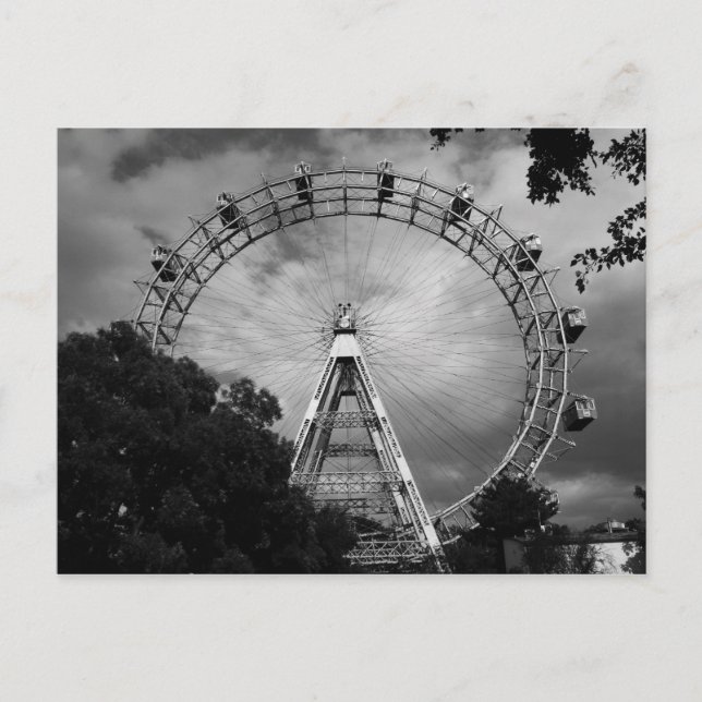 Postal Riesenrad en Wien Österreich (Anverso)