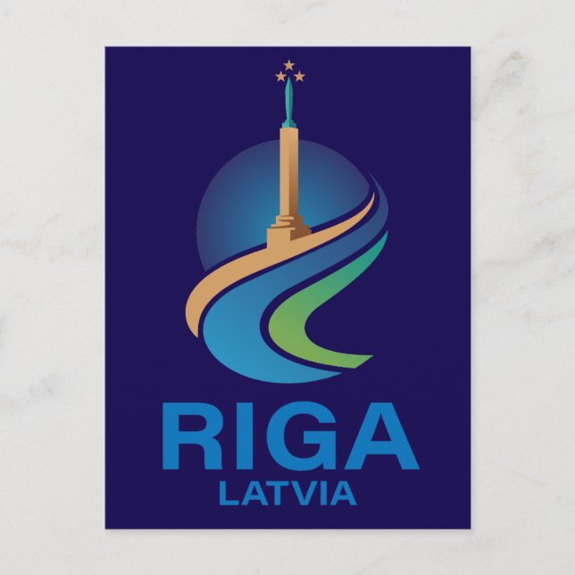 Postal Riga Latvia (Anverso)