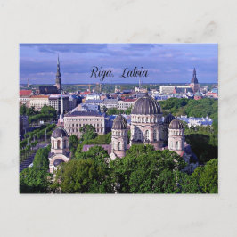 Postal Riga, Letonia, paisaje urbano