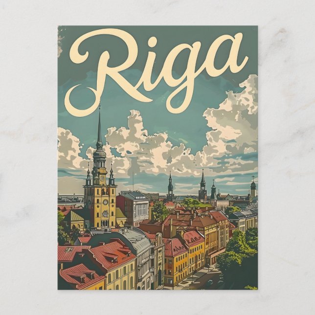 Postal Riga Vintage (Anverso)