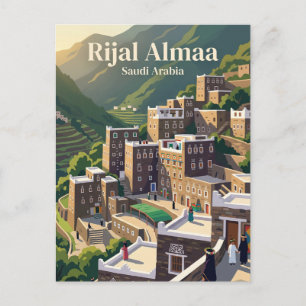 Postal Rijal Almaa Arabia Saudita