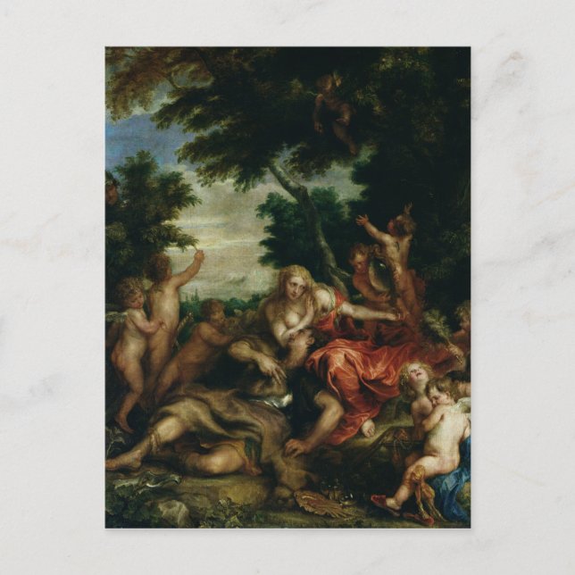 Postal Rinaldo y Armida (Anverso)